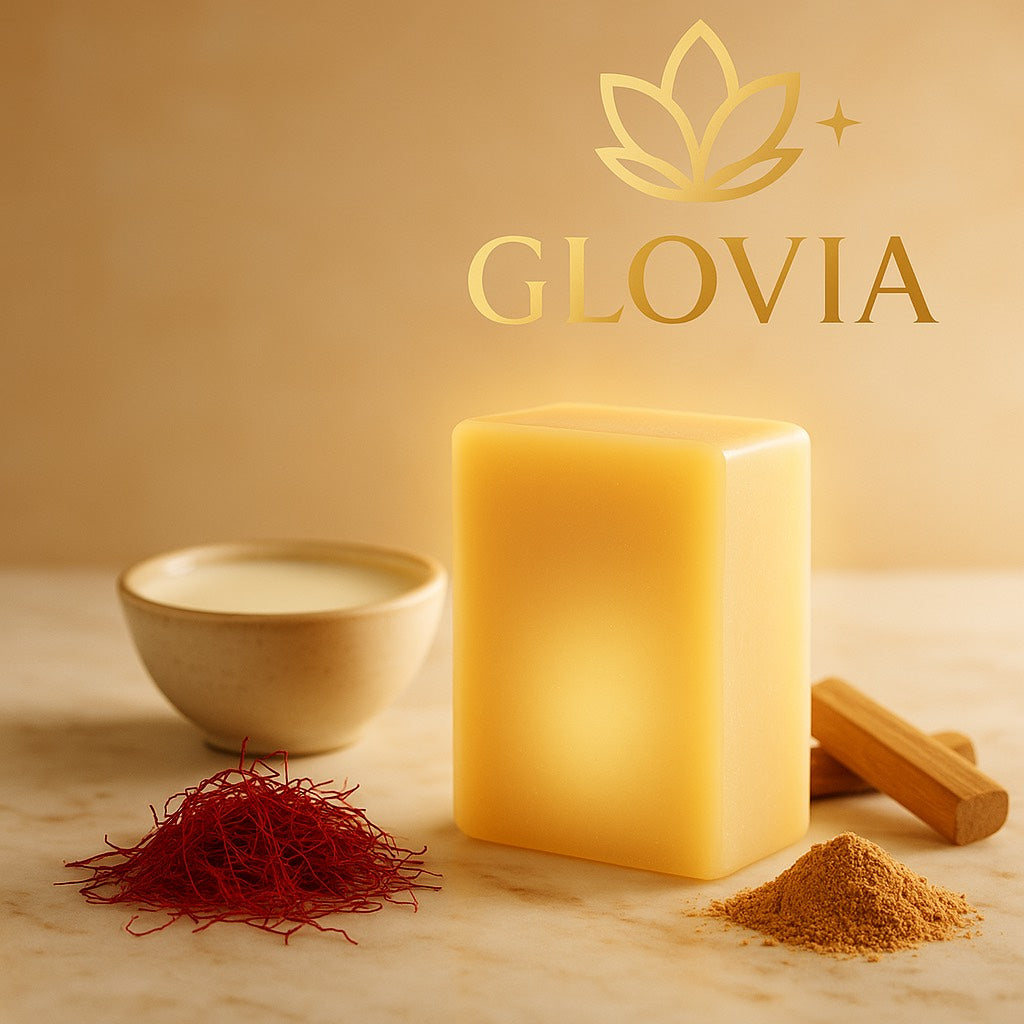 Glovia Magical Soap – Premium Kashmiri Kesar Glow Bar